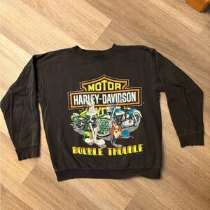 Harley-Davidson Grey Double Trouble Sweatshirt